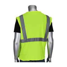 Load image into Gallery viewer, Class R2 3-Pocket Mesh Breakaway Vest - Yellow - back