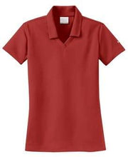 Load image into Gallery viewer, Ladies Nike Golf Micropique Polo-Varsity Red