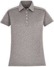 Load image into Gallery viewer, Ash City Extreme Ladies Fluid Melange Polo-Light Grey