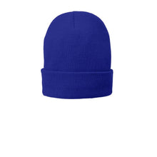 Load image into Gallery viewer, Fleece Lined Beanie Cap-Athletic Royal