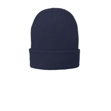 Load image into Gallery viewer, Fleece Lined Beanie Cap-Navy