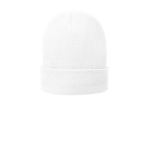 Load image into Gallery viewer, Fleece Lined Beanie Cap-White