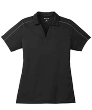 Load image into Gallery viewer, Ladies Sport-Tek Micropique Polo-Black/Iron Grey