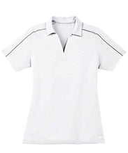 Load image into Gallery viewer, Ladies Sport-Tek Micropique Polo-White/Iron Grey