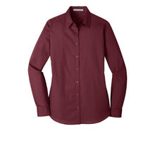 Load image into Gallery viewer, Ladies' Port Authority <br>Carefree Poplin Shirt