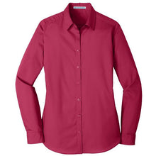 Load image into Gallery viewer, Ladies' Port Authority <br>Carefree Poplin Shirt