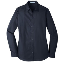 Load image into Gallery viewer, Ladies' Port Authority <br>Carefree Poplin Shirt