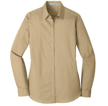 Load image into Gallery viewer, Ladies' Port Authority <br>Carefree Poplin Shirt