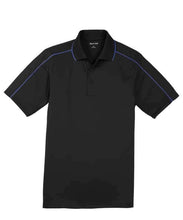 Load image into Gallery viewer, Men's Sport-Tek Micropique Polo-Black/True Royal