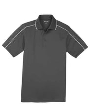 Load image into Gallery viewer, Men's Sport-Tek Micropique Polo-Iron Grey/White