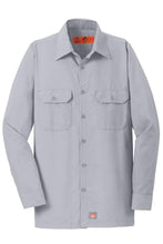 Load image into Gallery viewer, Red Kap Men's Long Sleeve Ripstop Shirt-Grey