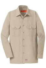 Load image into Gallery viewer, Red Kap Men's Long Sleeve Ripstop Shirt-Khaki