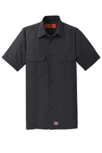 Load image into Gallery viewer, Red Kap Short Sleeve Ripstop Shirt-Black