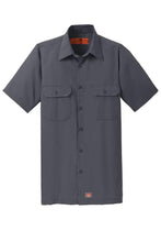 Load image into Gallery viewer, Red Kap Short Sleeve Ripstop Shirt-Charcoal