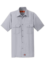 Load image into Gallery viewer, Red Kap Short Sleeve Ripstop Shirt-Grey