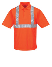 Load image into Gallery viewer, Boundary High-Vis Polo Shirt-Safety Orange